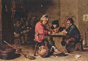 David Teniers the Younger Drei musizierende Bauern painting